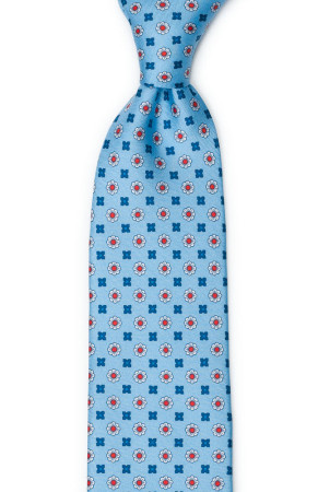 TRIFOGLEZZA Light blue klassiskt slips