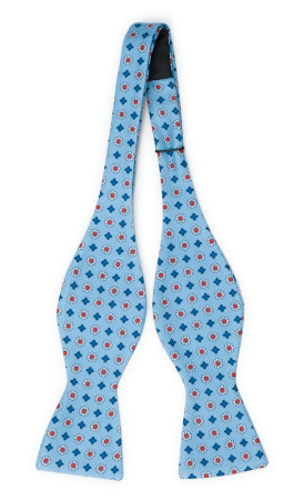 TRIFOGLEZZA Light blue uknyttet sløyfe