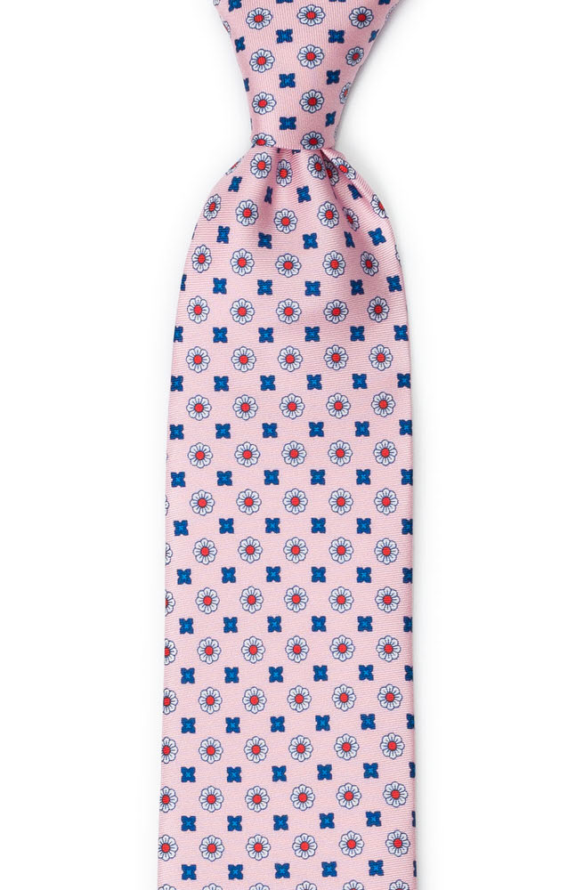 TRIFOGLEZZA Pink klassiskt slips