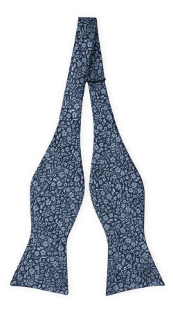 TUSSIEMUSSIE Blue uknyttet sløyfe