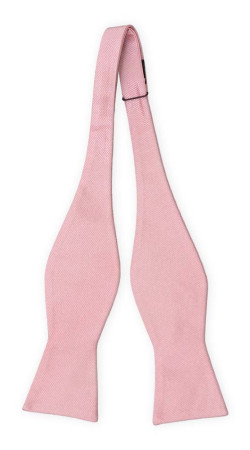 TWILLIE Light pink uknyttet sløyfe