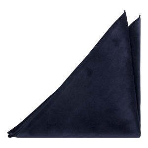 VELVET Navy lommetørkle