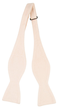 Velvet Powder Pink uknyttet sløyfe