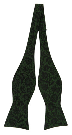 VIGSEL DARK GREEN uknyttet sløyfe