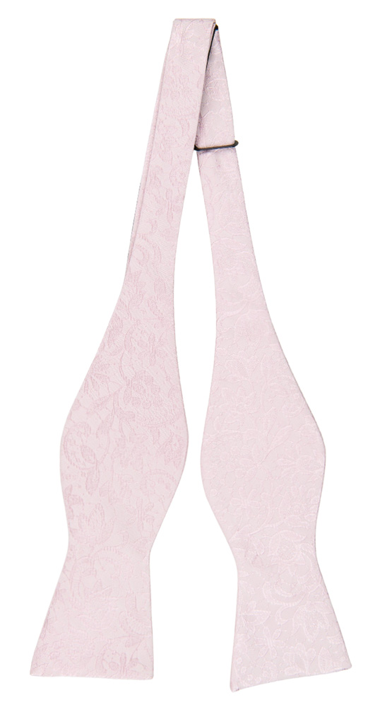 VIGSEL Powder pink uknyttet sløyfe