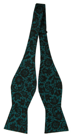 VIGSEL TURQUOISE uknyttet sløyfe