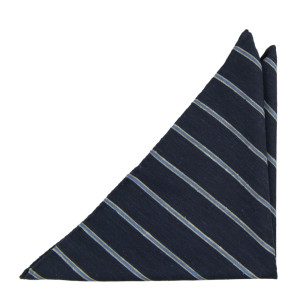 VIRILE NAVY BLUE lommetørkle