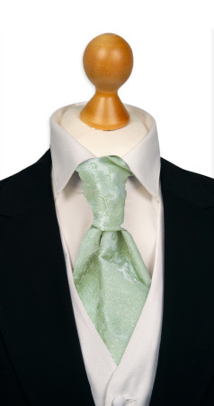 WEDDED PASTEL GREEN knyttet kravatt