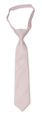 WEDDIBLE Blush pink barneslips liten ferdigknyttet