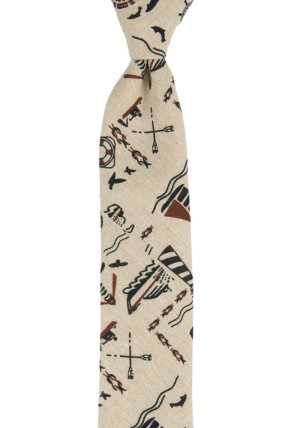 WORSHIP Linen smalt slips