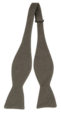 YARNING Mid Grey uknyttet sløyfe